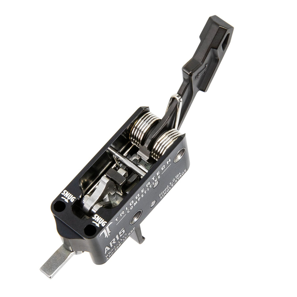 Détente plate AR-15 SS noire pour compétition